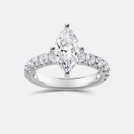 Marquise Diamond Engagement Rings