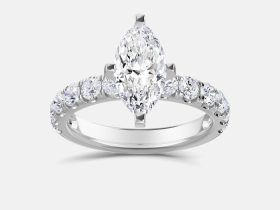 Marquise Diamond Engagement Rings
