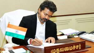 CM Vijay Always Wears a Black Coat